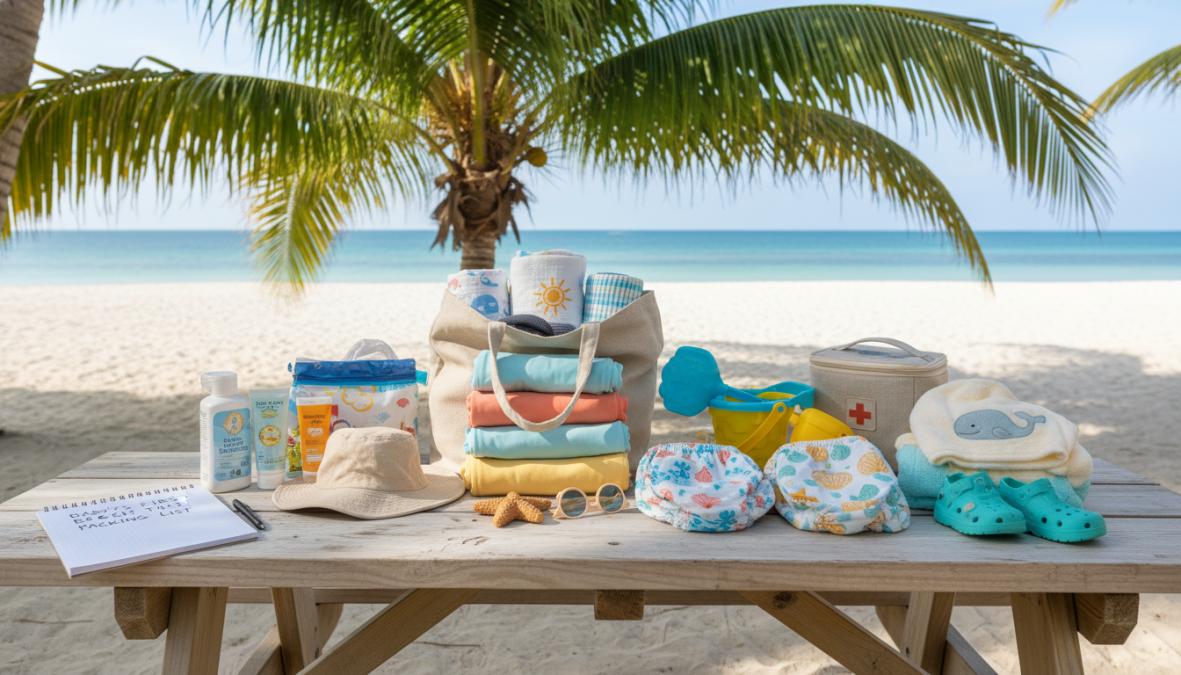 What to Pack for Baby’s First Beach Trip: Full Checklist