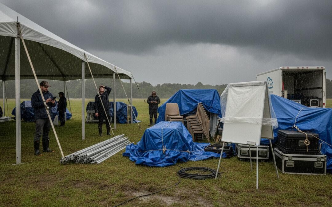 Extend Rental Due to Poor Weather for a Hassle-Free Setup