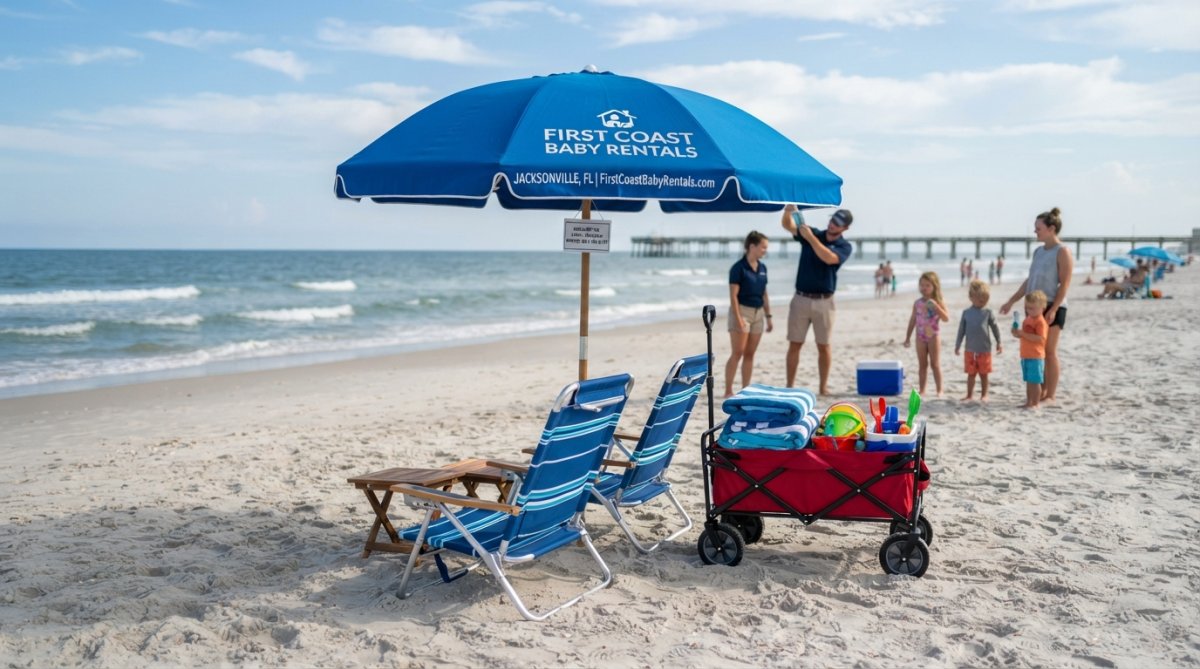 Rent Beach Umbrella Chairs Jacksonville: A Family Guide